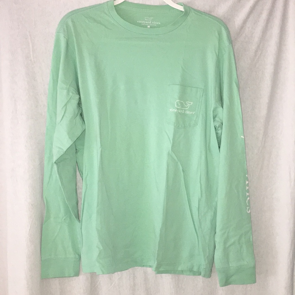 Sea foam Green Men’s Vineyard Vines Long Sleeve